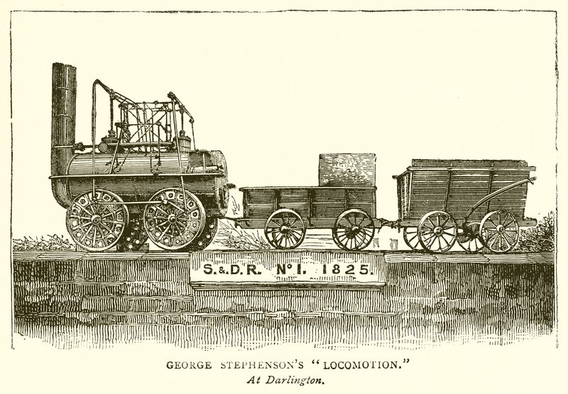 George Stephensons Hareket. Darlington