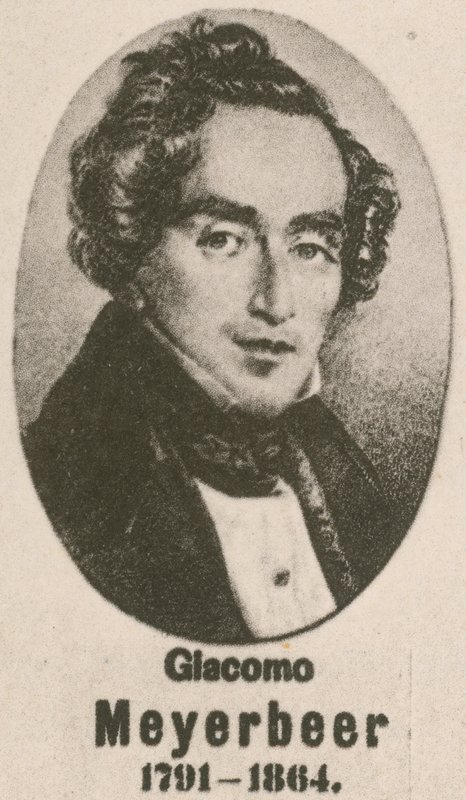 Giacomo Meyerbeer (gravür) by English School