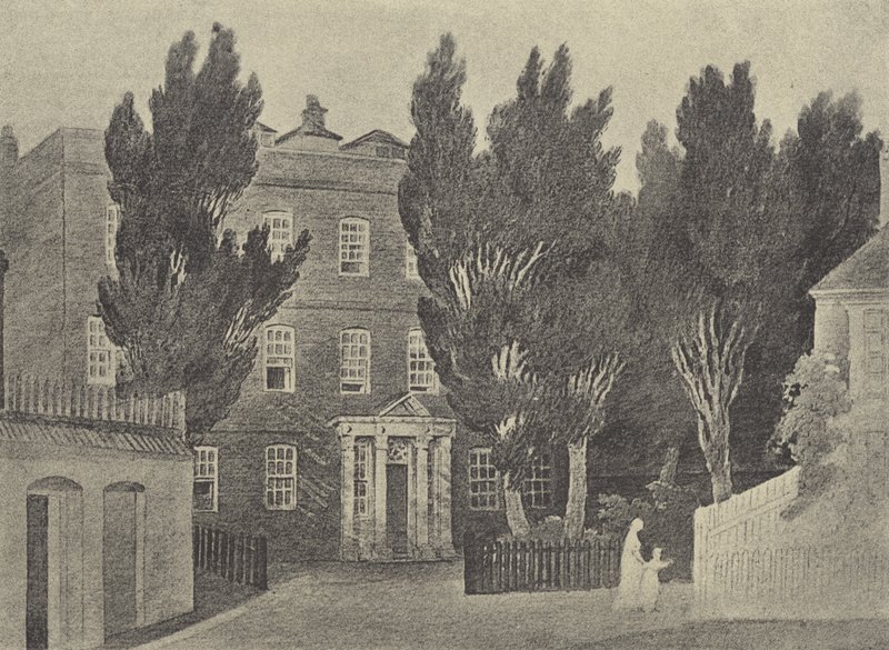 Godolphin Evi (gravür) by English School