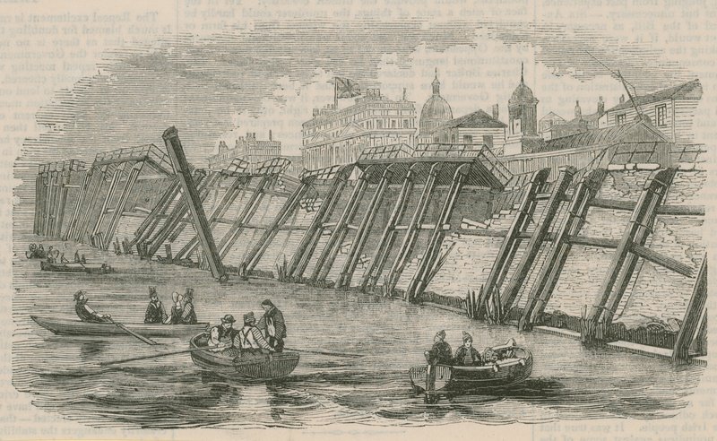 düşüşten sonra Greenwich İskelesi by English School