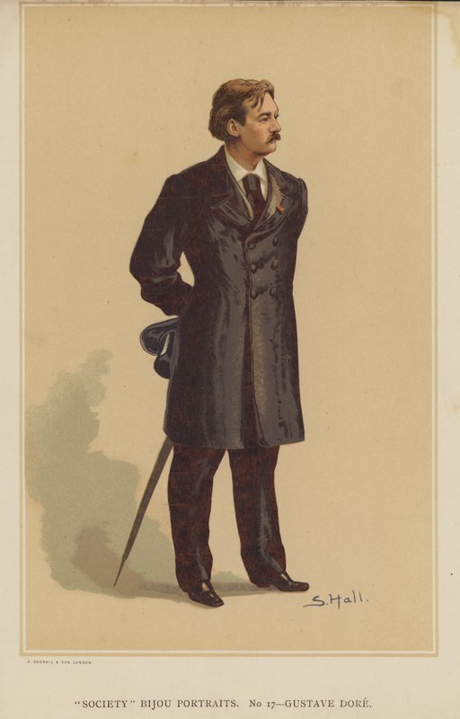 Gustave Dore (renkli taş) by English School