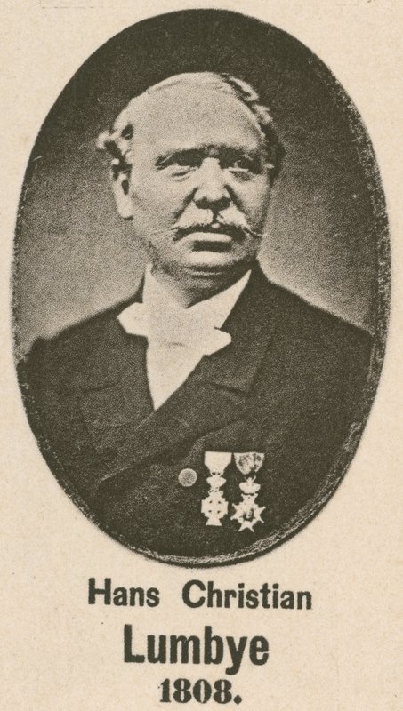 Hans Christian Lumbye (gravür) by English School