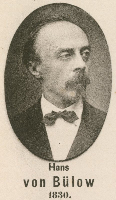 Hans von Bulow (gravür) by English School