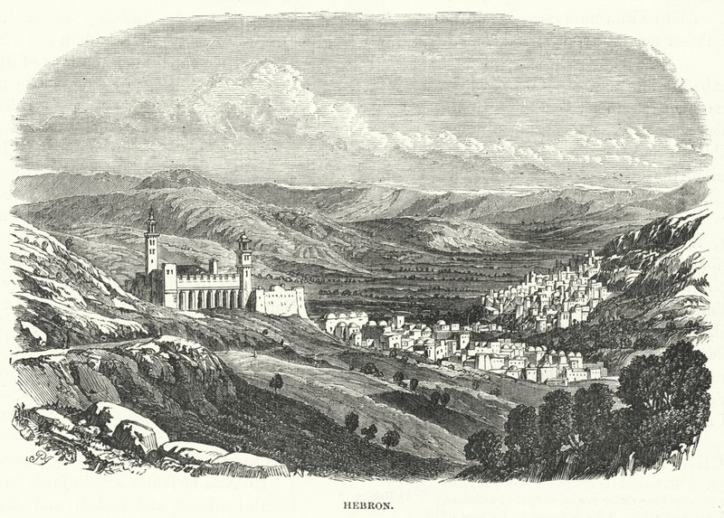 Hebron (gravür) by English School