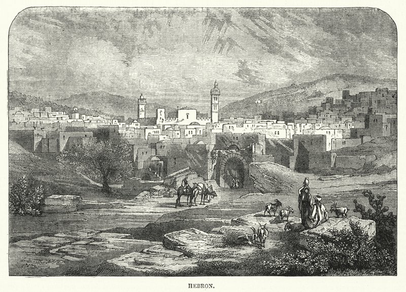 Hebron (gravür) by English School