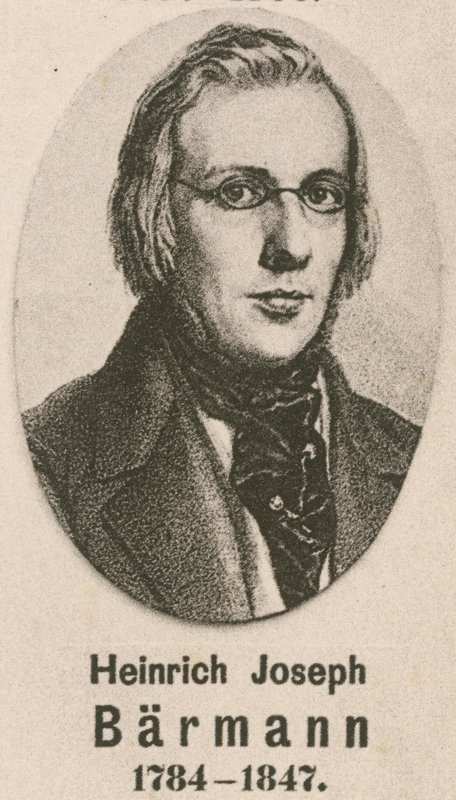Heinrich Joseph Barmann (gravür) by English School