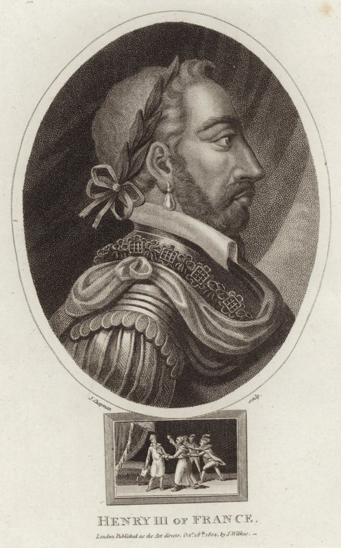 Fransa Henry III by English School