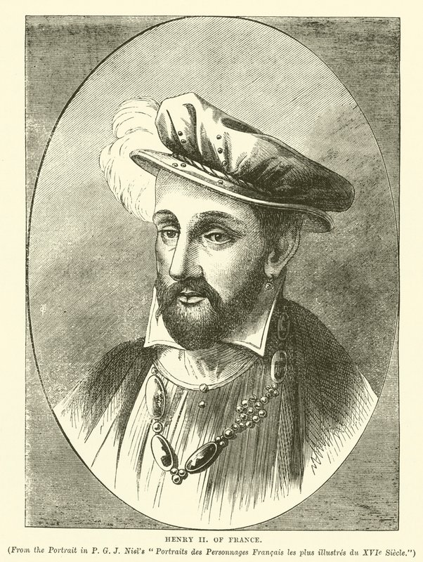 Fransa Henry II (gravür) by English School