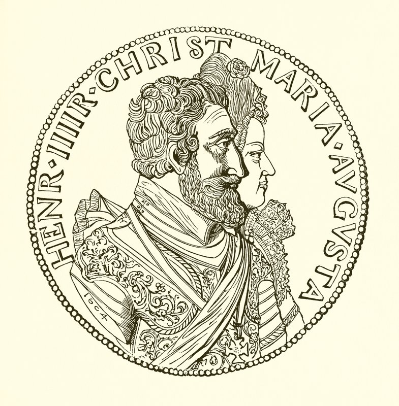 Fransa Henry IV by English School