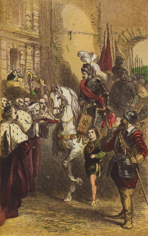 Dördüncü Henry Başkentine girer by English School