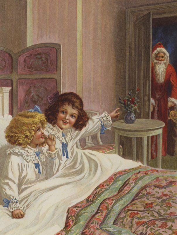 "İşte Noel Baba!" (renkli taş) by English School