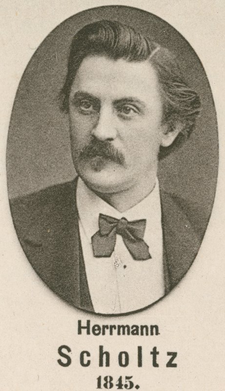 Herrmann Scholtz (gravür) by English School