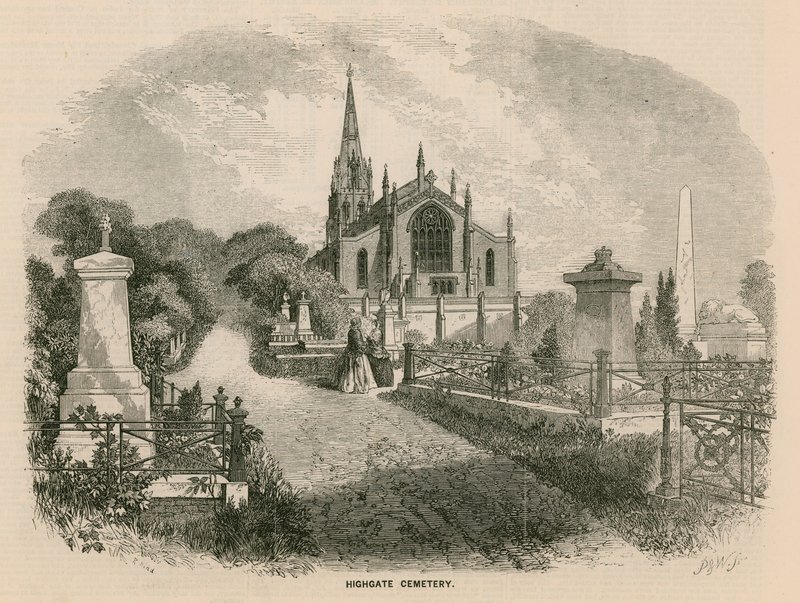 Highgate Mezarlığı, Londra by English School