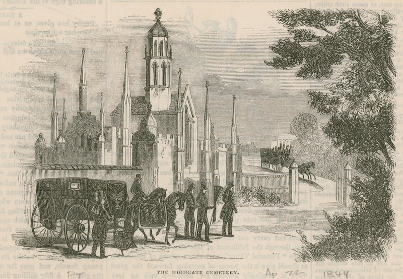 Highgate Mezarlığı, Londra by English School