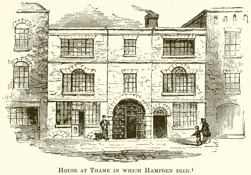 Hampden'in Öldüğü Thame'deki Ev by English School