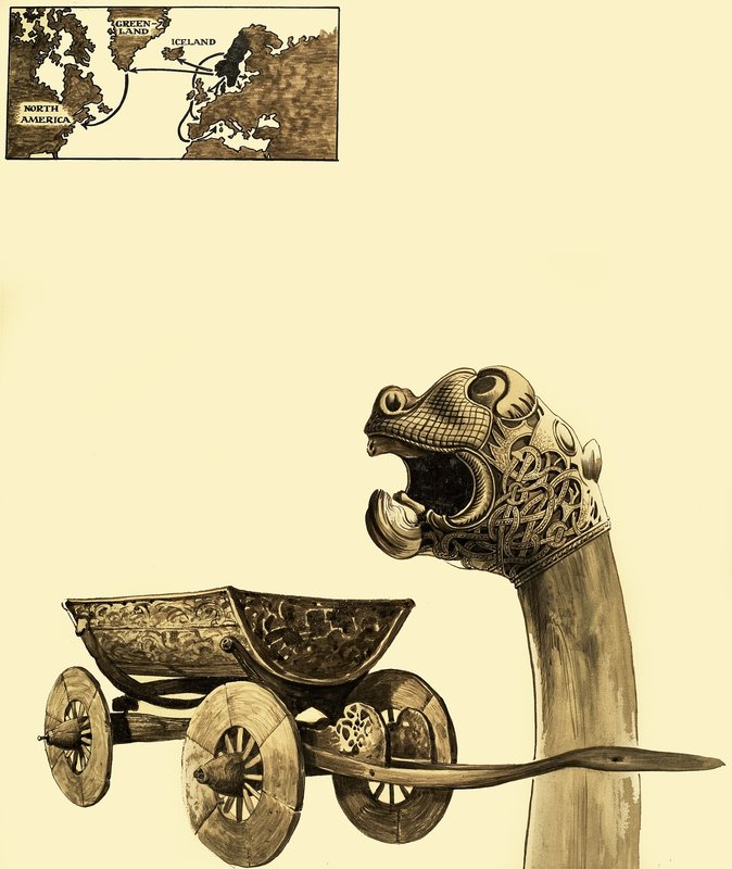 Icelandic artifacts by English School