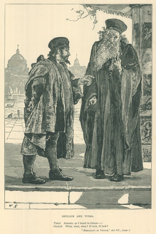 Venedik Taciri için İllüstrasyon by English School