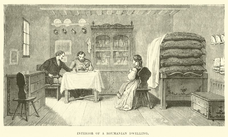 Bir Rumen konutunun içi by English School