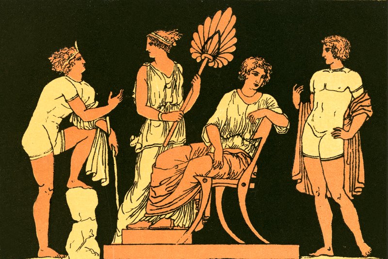 İphigenia ve Orestes by English School