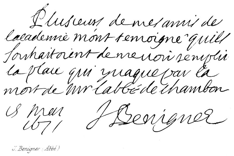 J Benigner (Abbe) by English School
