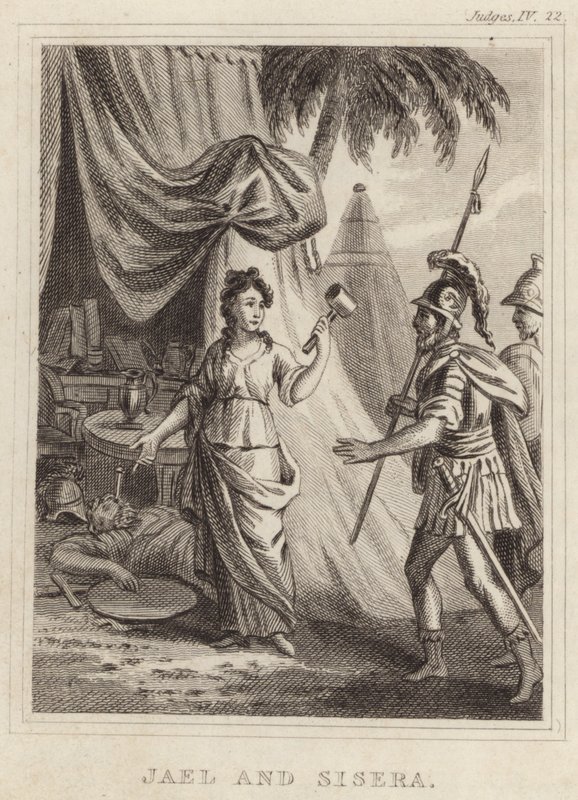 Jael ve Sisera by English School