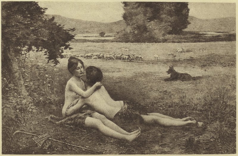 Raphael Collin tarafından Jeunesse (fotogravür) by English School