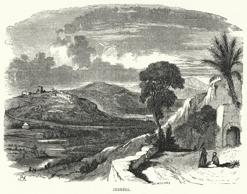 Yizreel (gravür) by English School