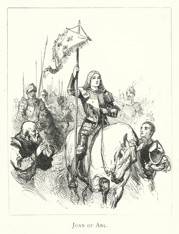 Joan of Arc (gravür) by English School