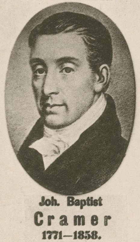 Johann Baptist Cramer (gravür) by English School