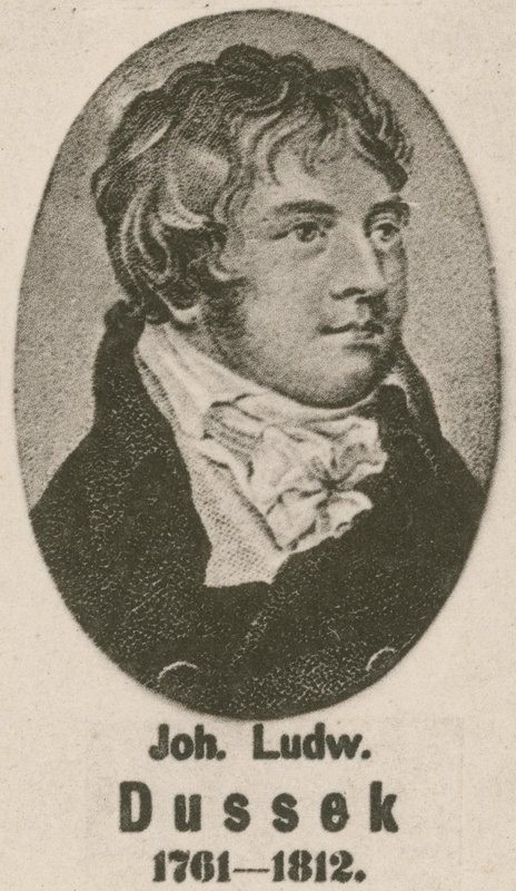 Johann Ludwig Dussek (gravür) by English School