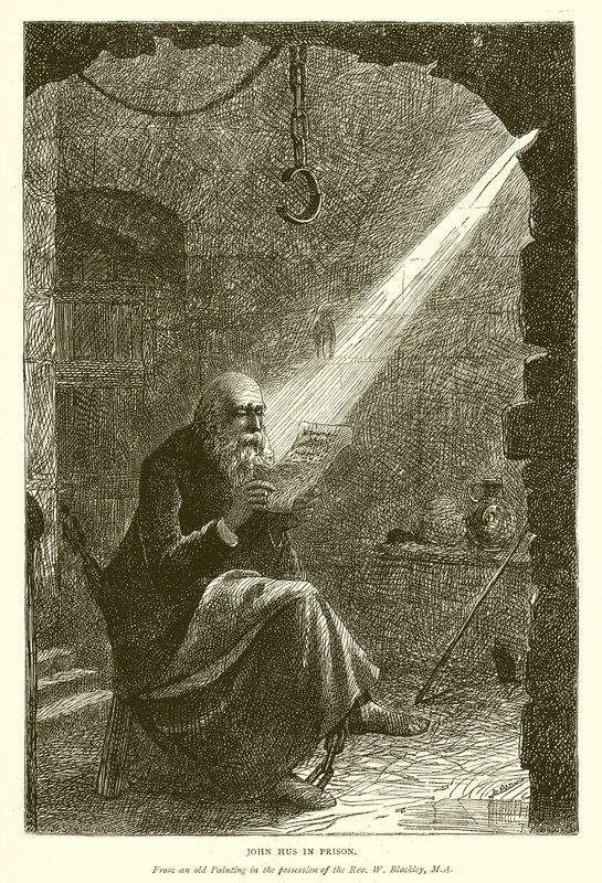 John Hus Hapishanede by English School