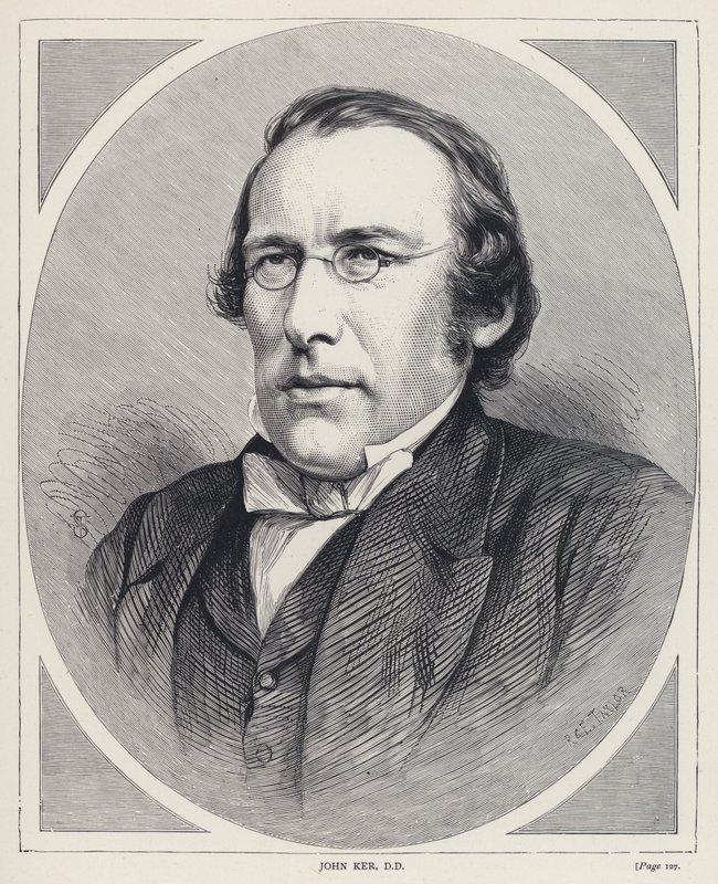 John Ker, DD (gravür) by English School