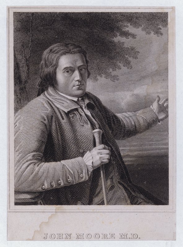 John Moore, İskoç doktor (gravür) by English School