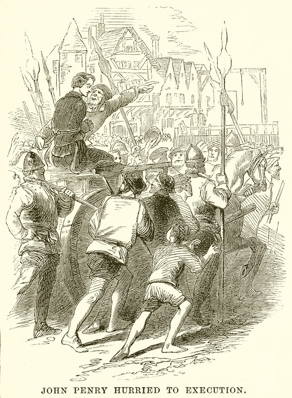 John Penry idam için acele etti by English School