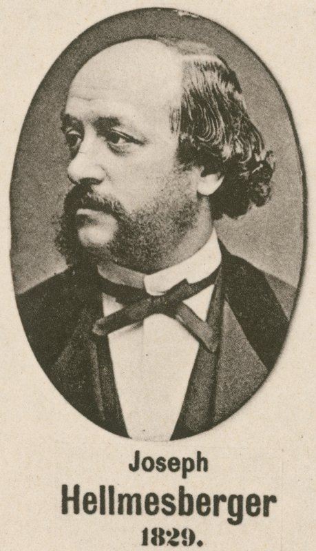 Joseph Hellmesberger (gravür) by English School