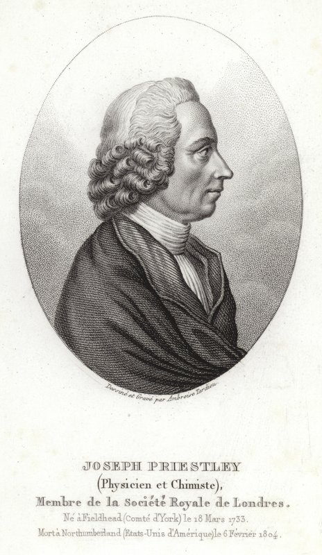 Joseph Priestley by English School