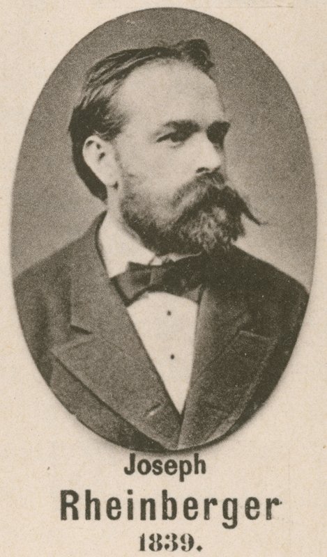 Joseph Rheinberger (gravür) by English School