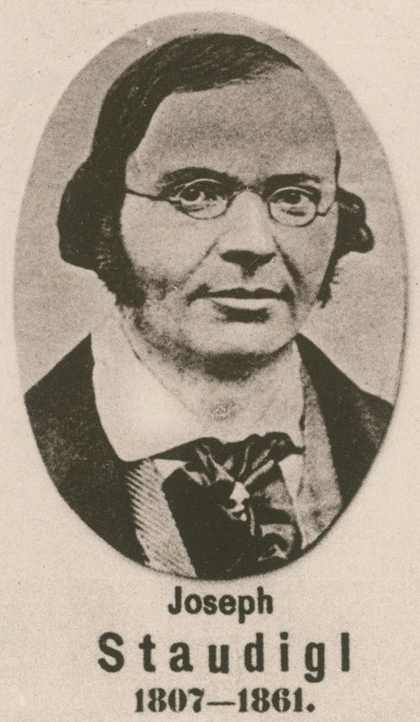 Joseph Staudgl (gravür) by English School