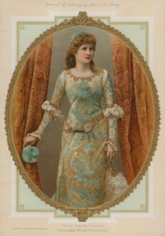 Juliet, Bayan Mary Anderson by English School