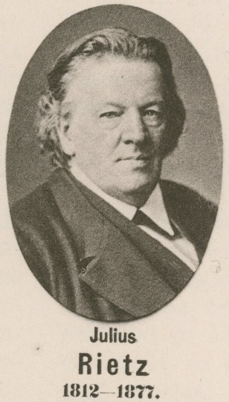 Julius Rietz (gravür) by English School