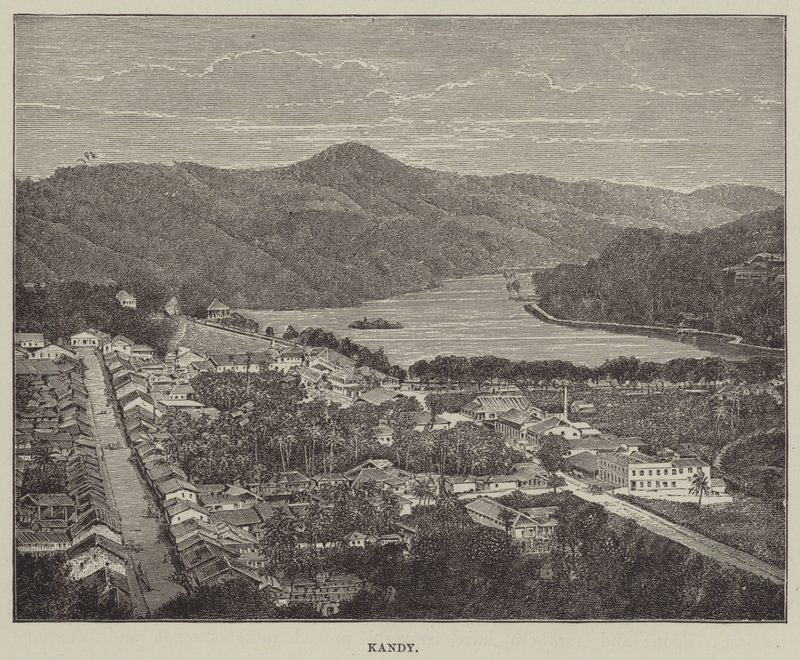 Kandy (gravür) by English School