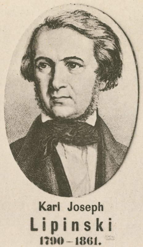 Karl Joseph Lipinski (gravür) by English School