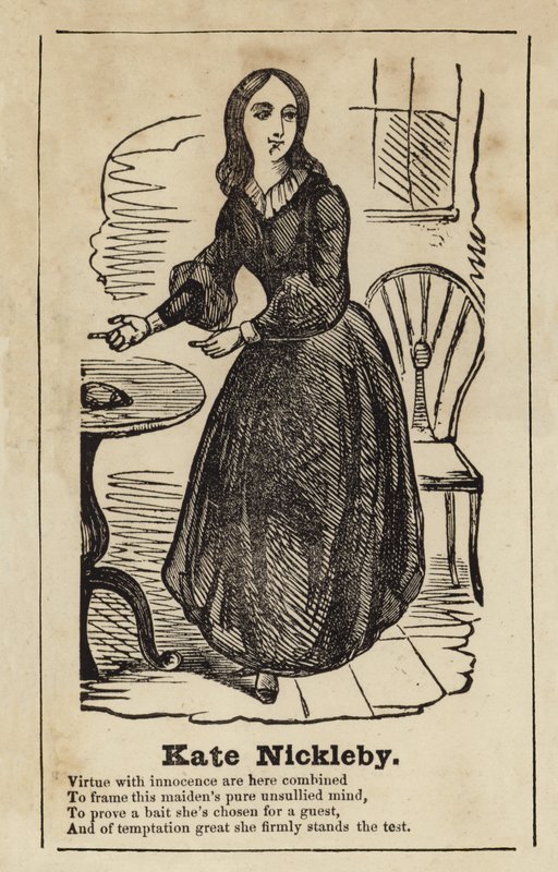 Nicholas Nickleby'den Kate Nickleby by English School