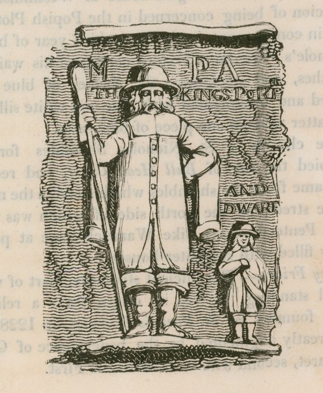 Kral Charles 1. Kapıcı ve Cüce by English School