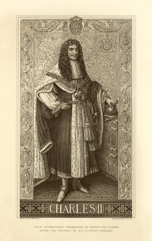 Kral II. Charles by English School