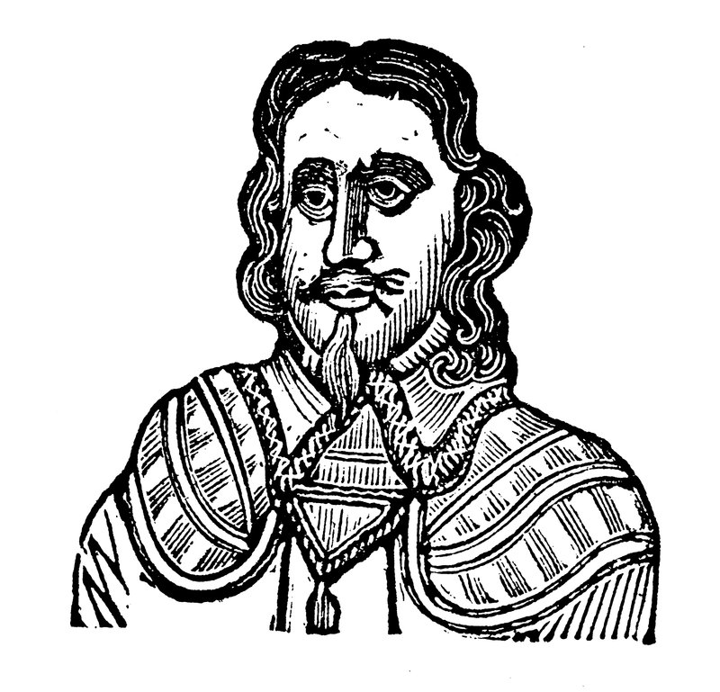 Kral Charles I (tahta baskı) by English School