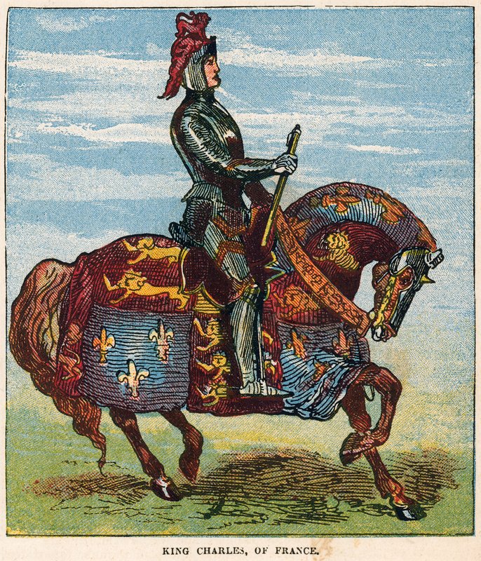 King Charles of France by English School