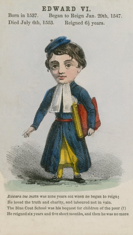 Kral Edward VI (su meraklısı) by English School