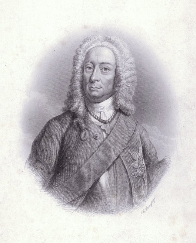 Kral George II (gravür) by English School