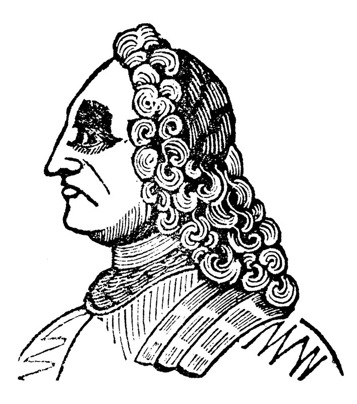 Kral George II (tahta baskı) by English School